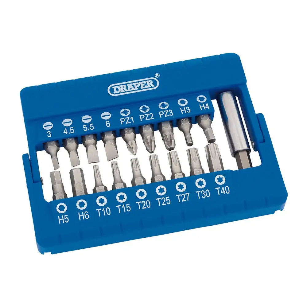 Draper Screwdriver Bits 25mm 19 Piece