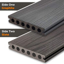 Qube Graphite/Slate Dual Sided Decking Board 140mm x 3.6m