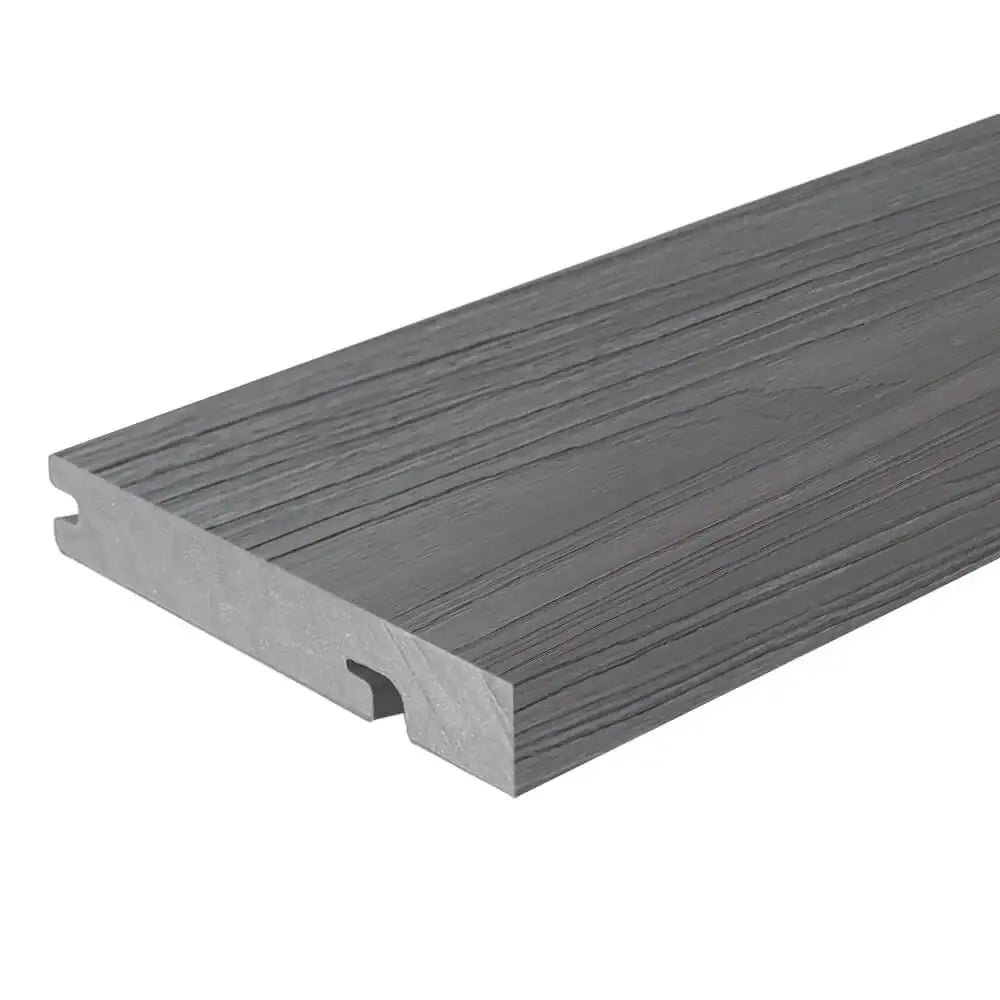 Qube Graphite composite decking finishing board 140mm