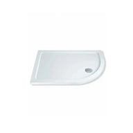 900x760mm Offset Quad Shower Tray RH