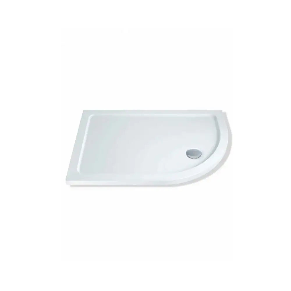 1000x800mm Offset Quad Shower Tray RH