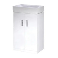 Checkers 450mm 2 Door Cloakroom Vanity Unit