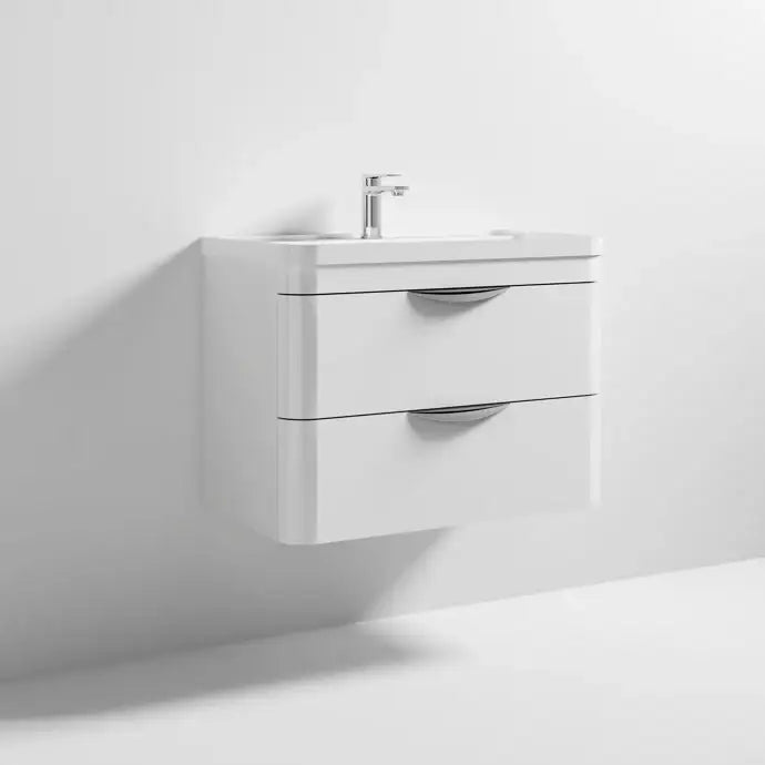 Parade 800mm 2 Drawer Wall Hung Vanity Unit