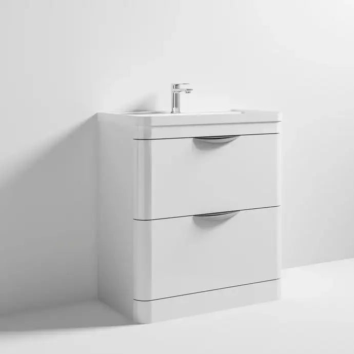 Parade 800mm 2 Drawer Floor Standing Vanity Unit
