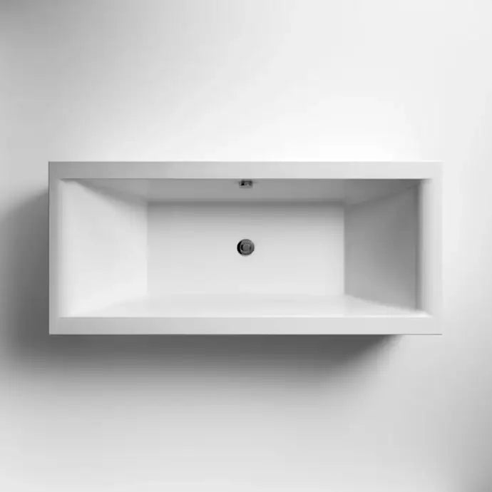 Asselby Square 1700x700mm Double Ended Bath