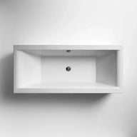 Asselby Square 1800x800mm Double Ended Bath