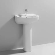 Melbourne 550mm 1 Tap Hole Basin & Pedestal