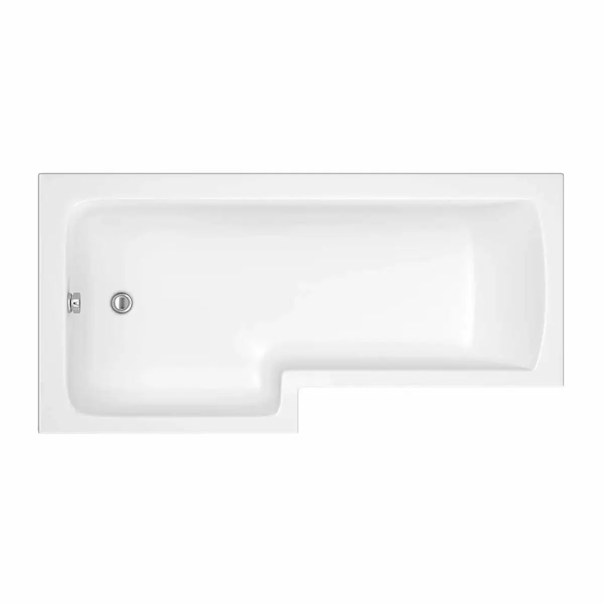 1500mm L Shape Shower Bath LH (Bath Only)