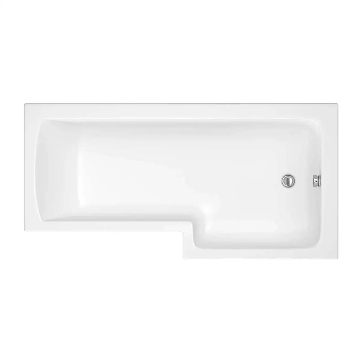 1700mm L-Shape Shower Bath RH (Bath Only)