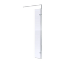 300mm Hinged Wetroom Return Screen Chrome