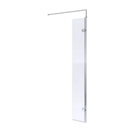 300mm Hinged Wetroom Return Screen Chrome
