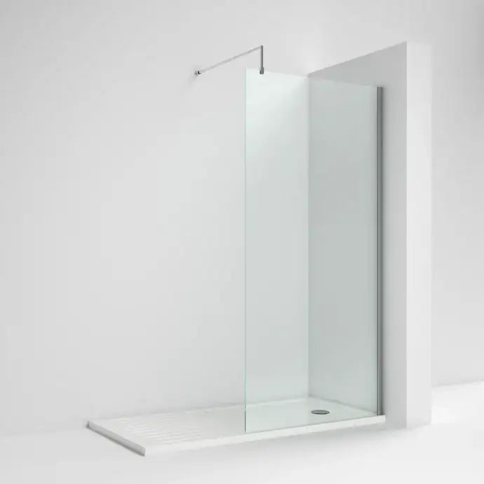 1100mm Wetroom Screen Chrome