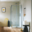 1000mm S6 Semi-Frameless Bifold Shower Door