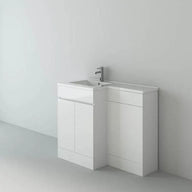 1100mm L Shape Furniture Pack Gloss White (Left Hand)