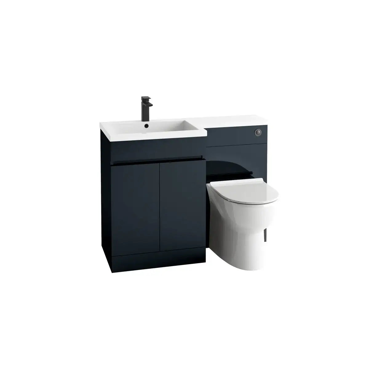 1100mm L Shape Furniture Pack Avola Grey (Left Hand)