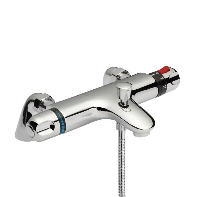 Tidy Thermostatic Bath Shower Mixer (Wall & Deck Mount)
