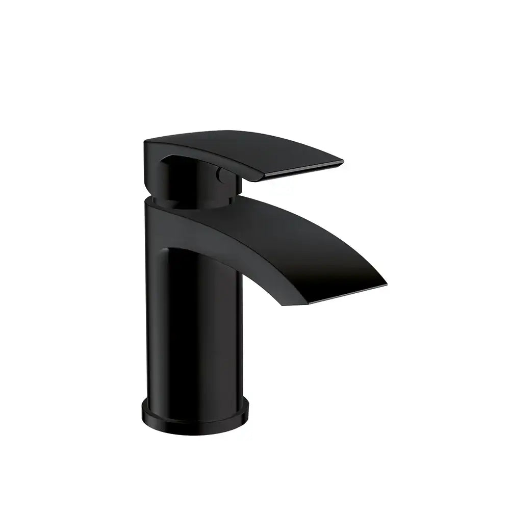 Belini Mono Basin Mixer Tap inc. Clicker Waste (Black)