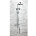 Middleton Round Rigid Riser Shower Kit (Chrome)