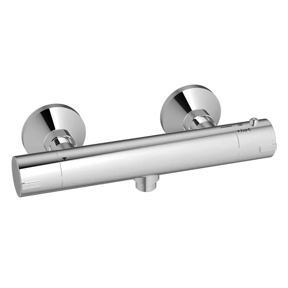Round Exposed Thermostatic Shower Valve