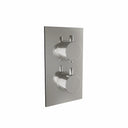 Twin Conceal Thermo Shower Valve c/w Rnd Handles (1 Outlet)