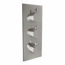 Triple Conceal Thermo Shower Valve c/w Rnd Handles (2 Outlets)