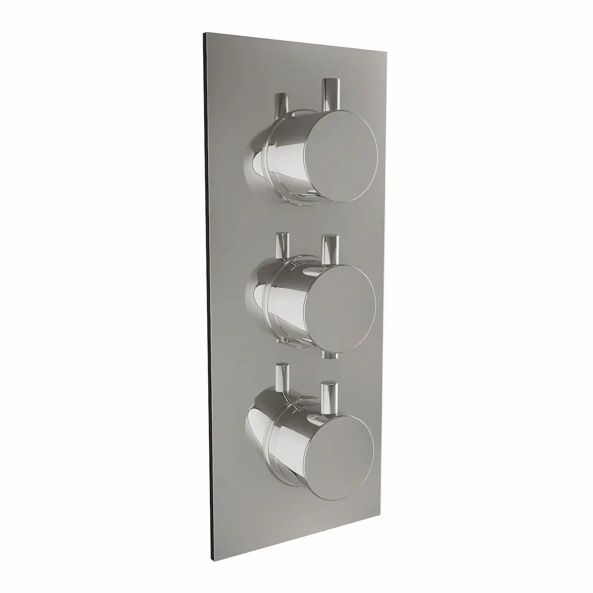 Triple Conceal Thermo Shower Valve c/w Rnd Handles (2 Outlets)