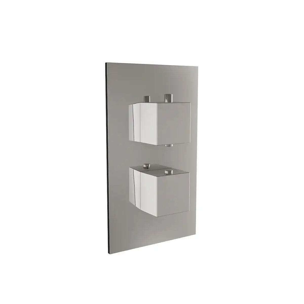 Twin Conceal Thermo Shower Valve c/w Square Handles (1 Outlet)