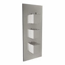 Triple Conceal Thermo Shower Valve c/w Sq Handles (2 Outlets)