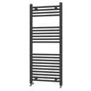 500x1200mm Heated Towel Rail (Black)