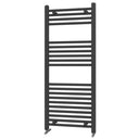600x1200mm Heated Towel Rail (Black)