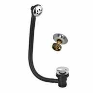 Chrome Sprung Bath Waste (EasyClean)