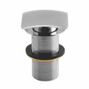 Chrome Square Clicker Basin Waste Unslotted