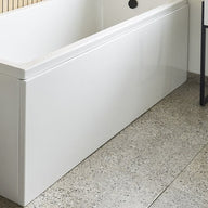 1600mm High Gloss White MDF Front Bath Panel