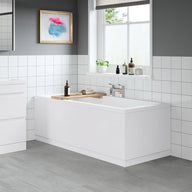 1700mm High Gloss White MDF Front Bath Panel