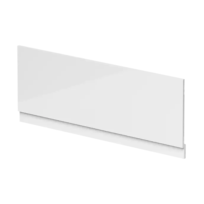 1700mm High Gloss White MDF Front Bath Panel