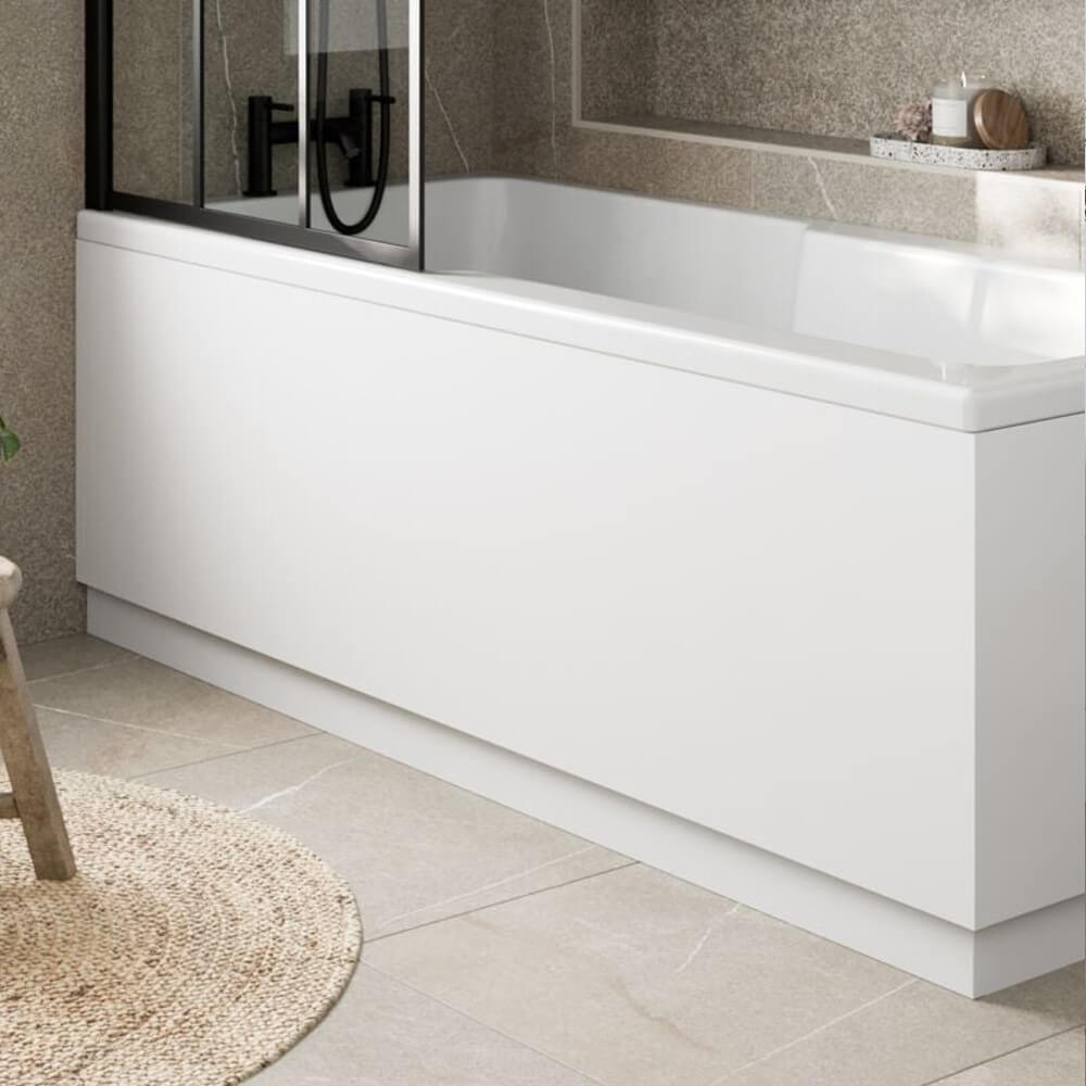 1800mm High Gloss White MDF Front Bath Panel