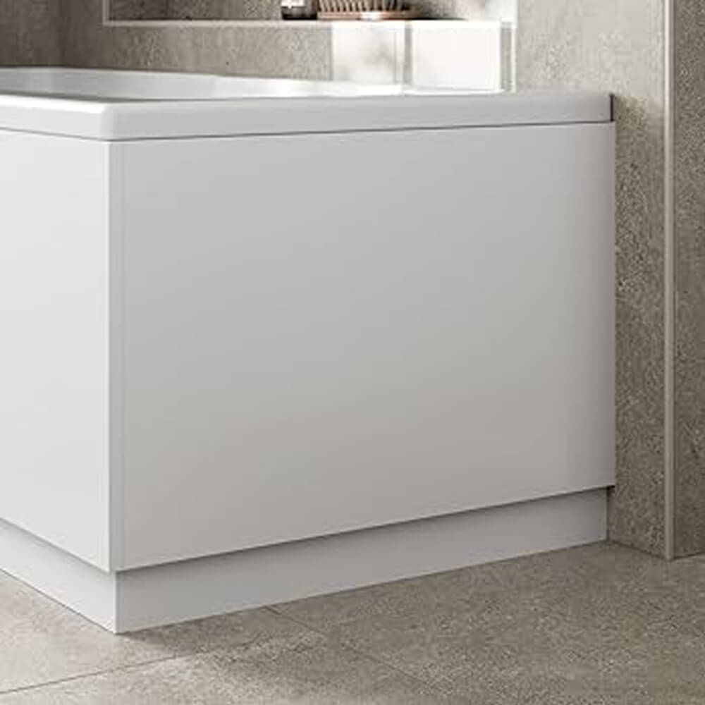 700mm High Gloss White MDF End Bath Panel