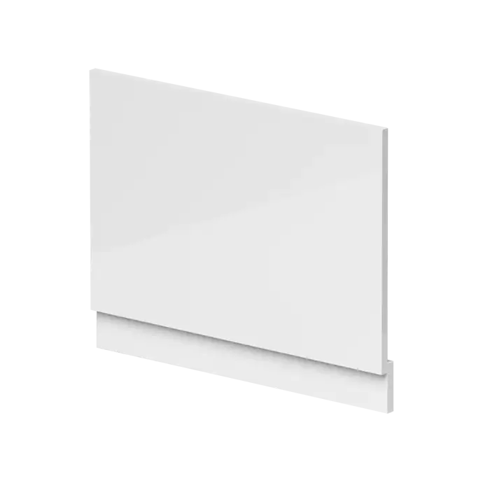 800mm High Gloss White MDF End Bath Panel