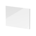 700mm High Gloss White MDF End Panel for L Shape Shower Bath