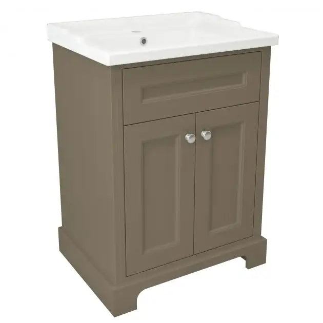 Washington 600 Trad Vanity Unit & 1 Tap Hole Basin (Cappuccino)