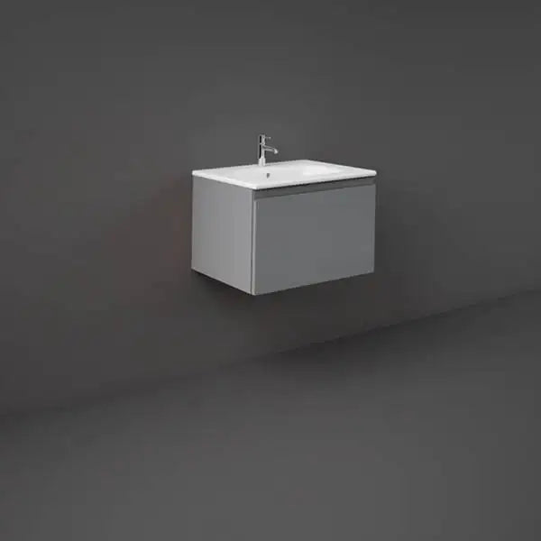 Joy/Uno 600mm Wall Hung Vanity Urban Grey (BASE UNIT ONLY)