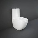 Illusion Closed Back Rimless Close Coupled Toilet & Soft Close Seat