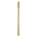 Pine Int Complete Newel Post 1330X82Mm