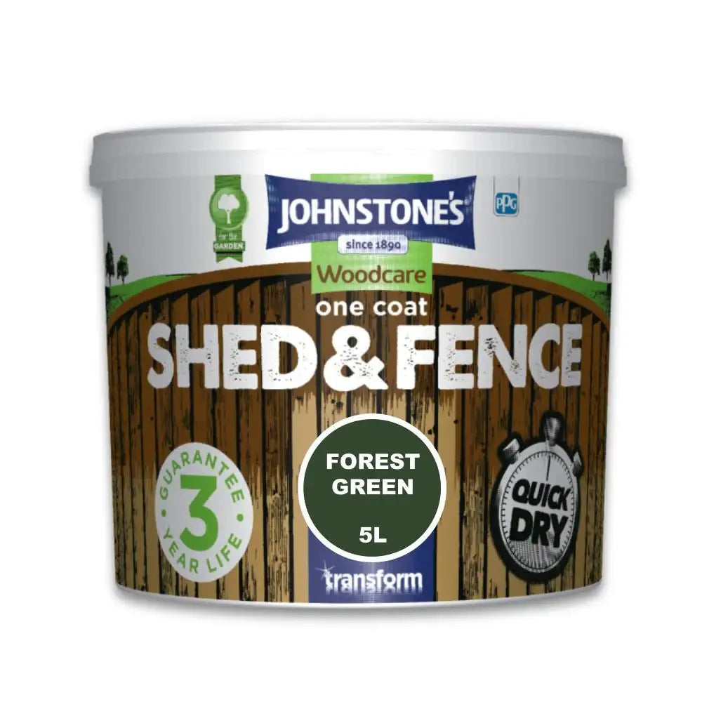Johnstones Shed & Fence Forest Green 5L