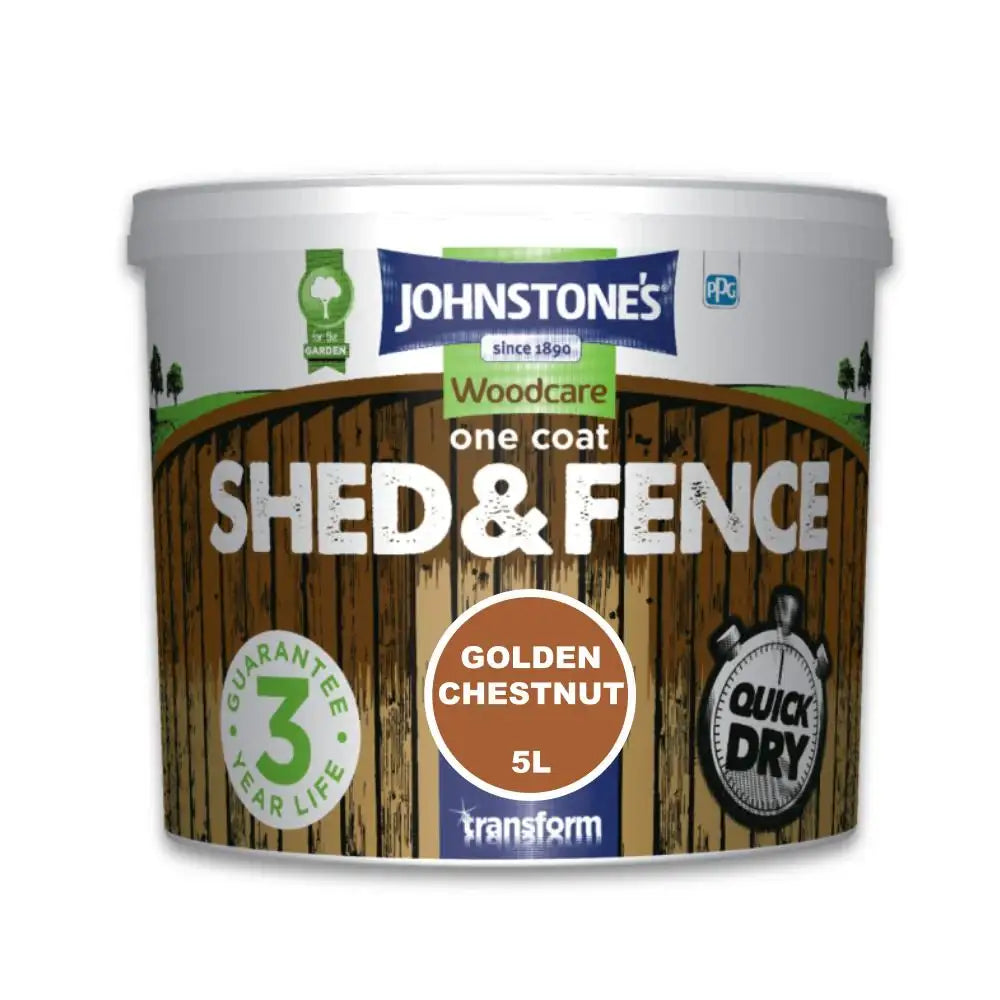 Johnstones Shed & Fence Gold Chestnut 5L