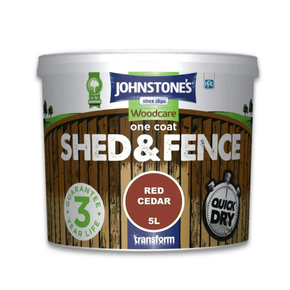 Johnstones Shed & Fence Red Cedar 5L