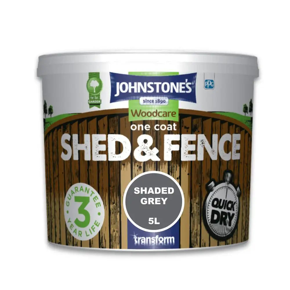 Johnstones Shed & Fence  Shaded Grey 5L