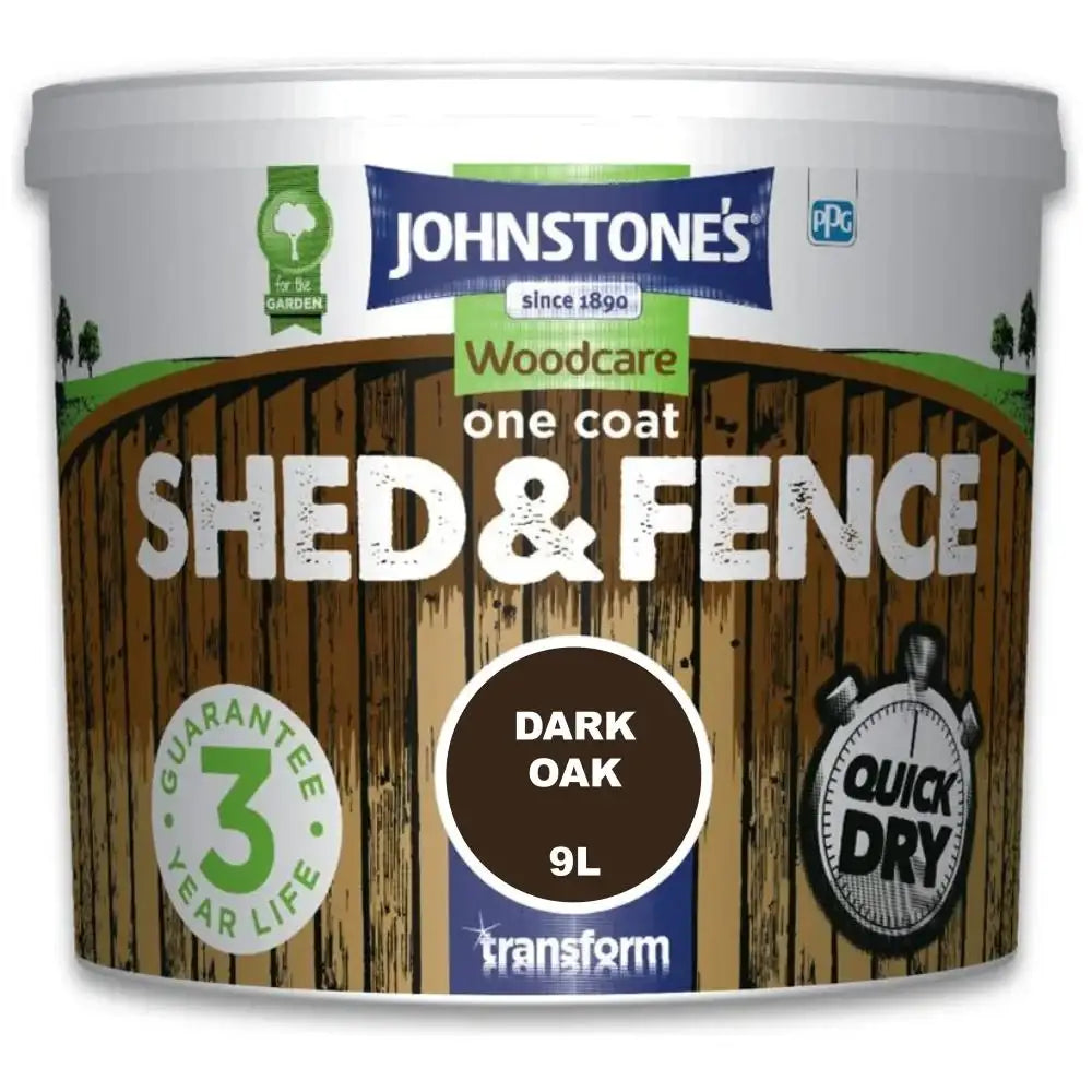 Johnstones Shed & Fence Dark Oak 9L