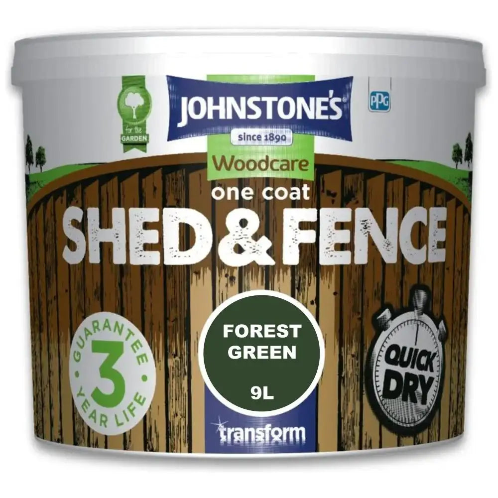 Johnstones Shed & Fence Forest Green 9L