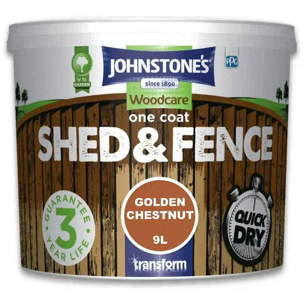 Johnstones Shed & Fence Gold Chestnut 9L
